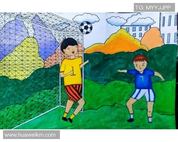 足球明星动漫线描图展现足球魅力与青春活力的完美结合